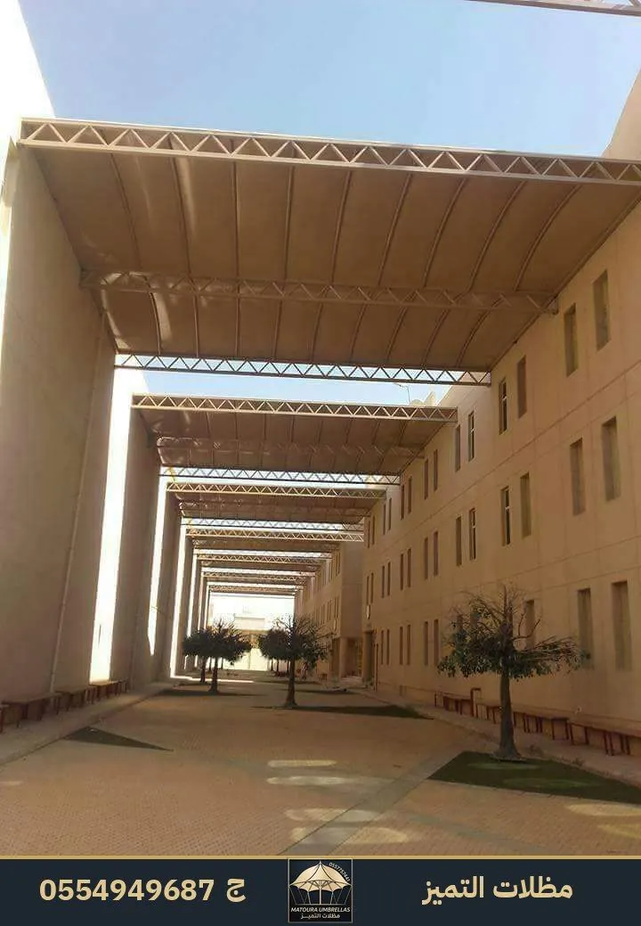 ممرات مغطاة — مدارس الرواد الأهلية